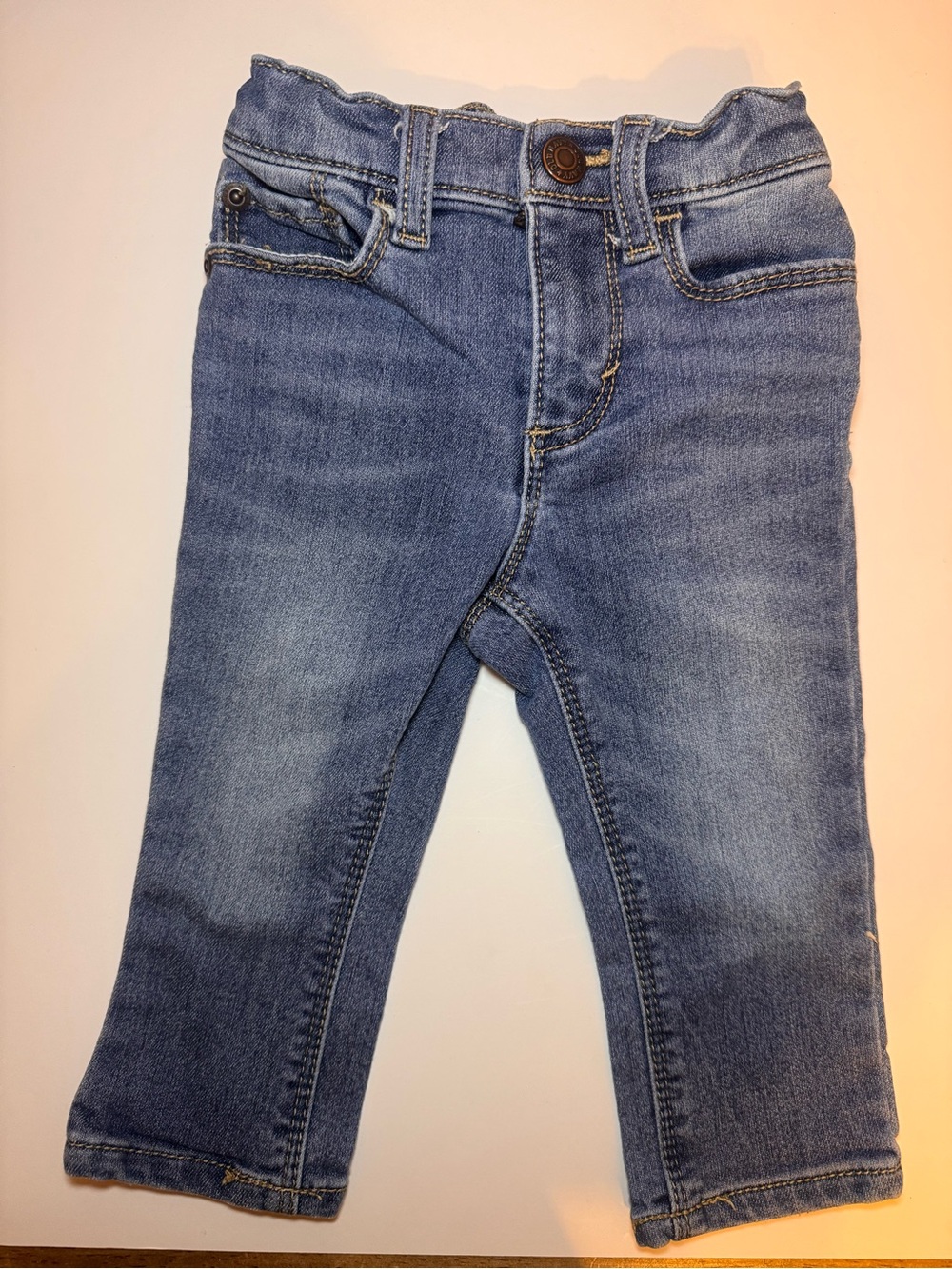 Old Navy Toddler Skinny Jeans Medium Wash Denim Pants 12-18 Months